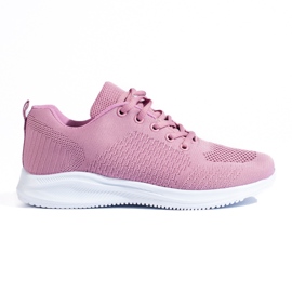 SUPER COOL Leichte durchbrochene Sneaker rosa