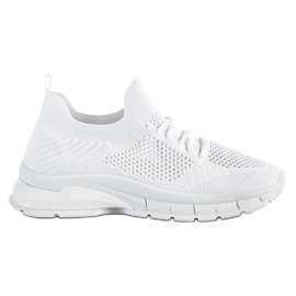 Filippo Schnürsneaker mit Lochmuster weiß