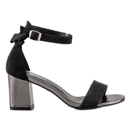 Sandalen mit Schleife VINCEZA schwarz