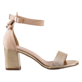 Sandalen mit Schleife VINCEZA golden