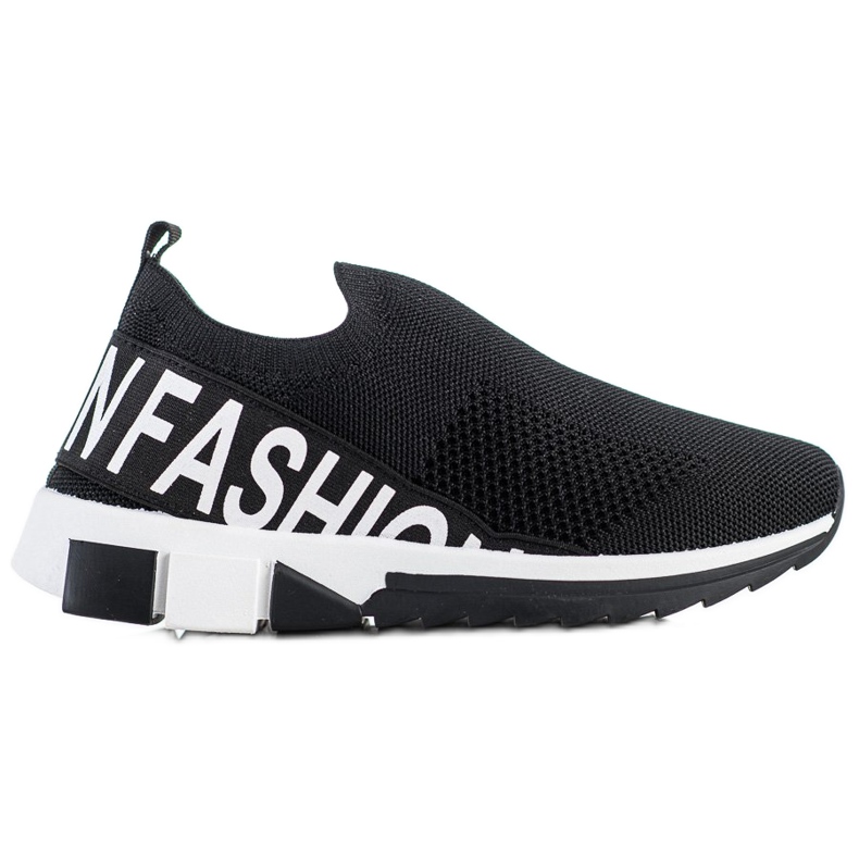 Filippo Modische Slip-On-Sneakers schwarz