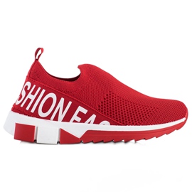 Filippo Modische Slip-On-Sneakers rot