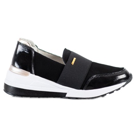 Goodin Schwarze Ledersneaker