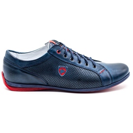 Joker Herren Freizeitschuhe 295 marineblau rot