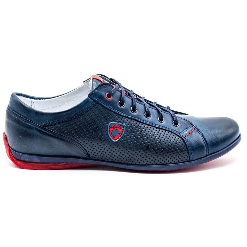 Joker Herren Freizeitschuhe 295 marineblau rot navy blau