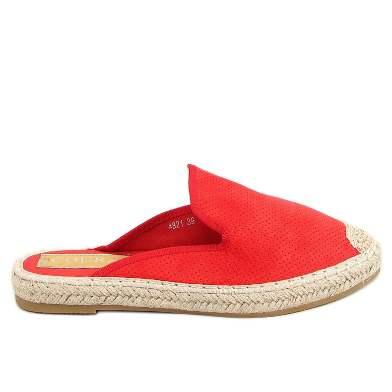 Rot Damen Espadrilles Rot 4821 Rot