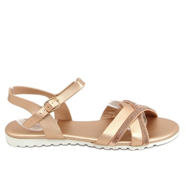 Damen Sandalen Champagner 3160 Champagne mehrfarbig