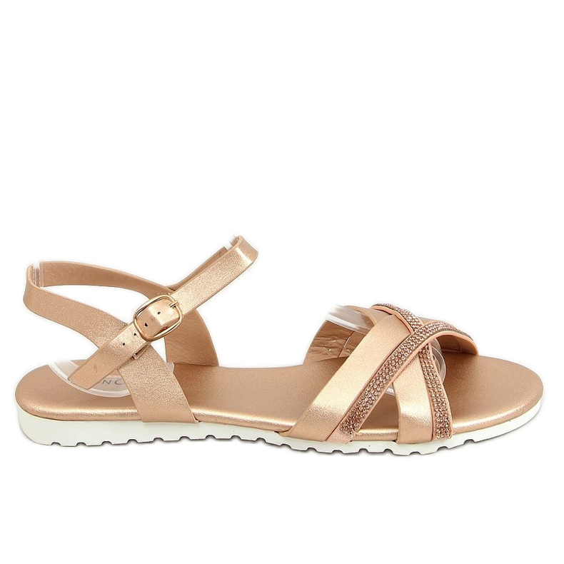 Damen Sandalen Champagner 3160 Champagne mehrfarbig
