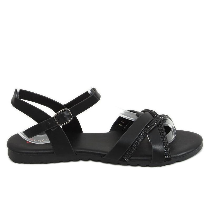Schwarze Sandalen für Damen 3160 Black