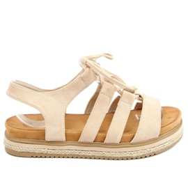 Sandalen Espadrilles W86 Beige