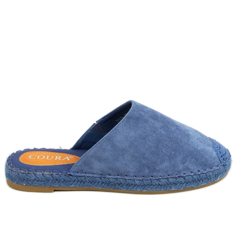 Espadrilles vollfarbig blau 3899 Blau