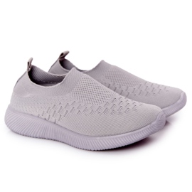 EVE Kinder Sportschuhe Slip-On Grau Schulausflug