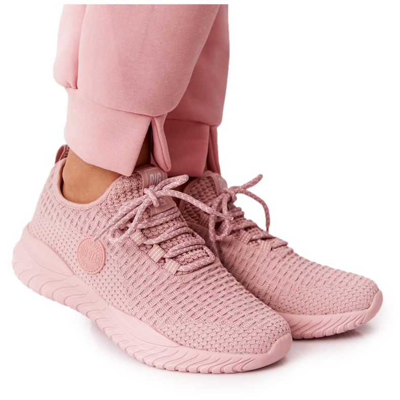 Damen Sportschuhe Memory Foam Big Star HH274299 Pink rosa