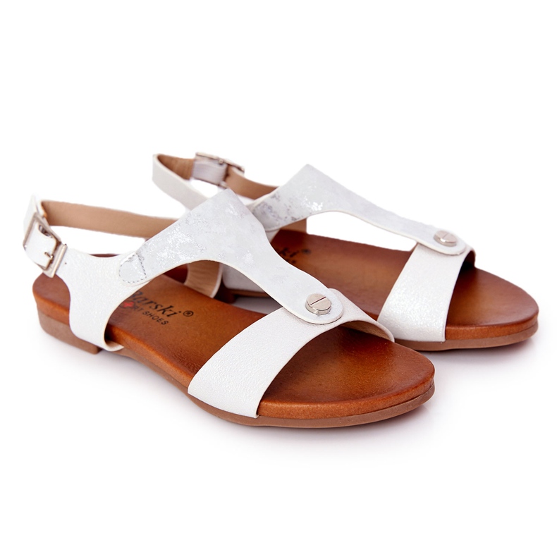 S.Barski Kindersandalen S. Barski Comfort Silber silber-