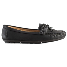 Clowse Schwarze Loafer mit Schleife