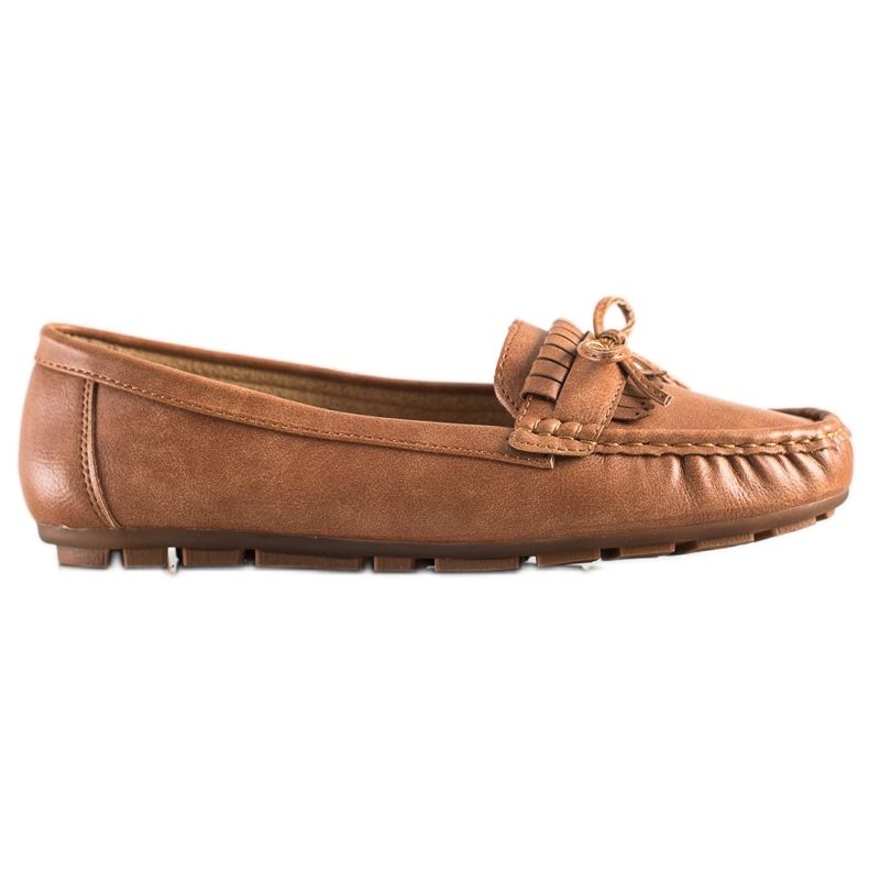 Clowse Braune Loafer mit Schleife