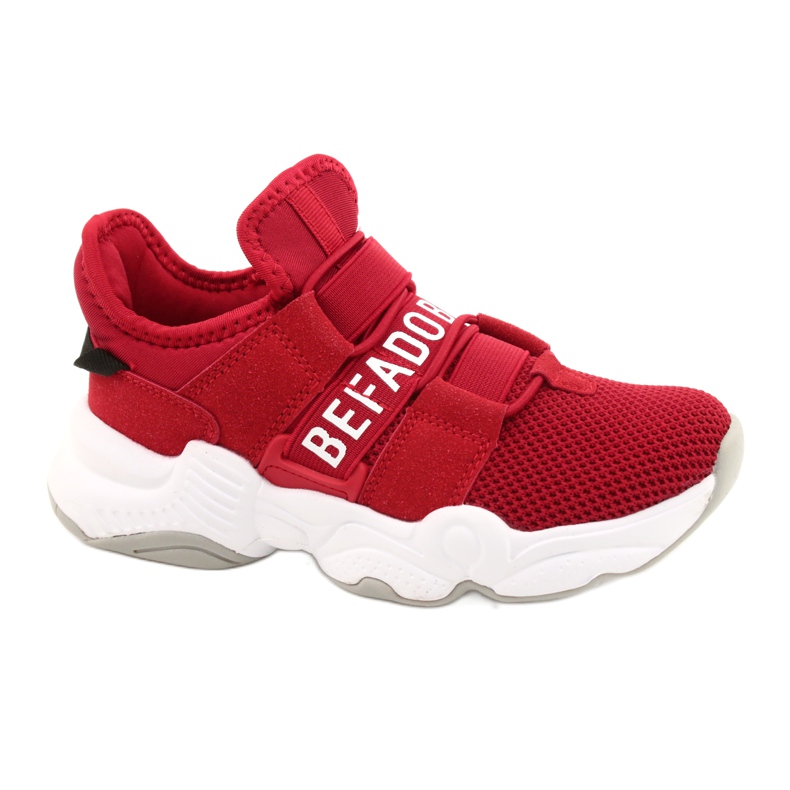 Befado Kinderschuhe 516X064 weiß rot