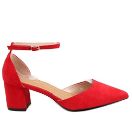 Pumps offen rot 7584 Rot