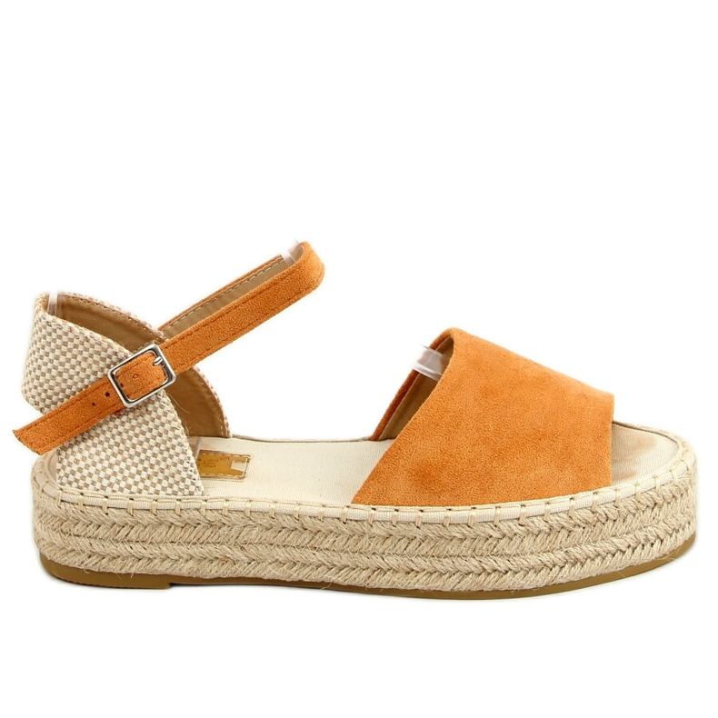 Espadrilles offene Zehen Kamel A663-ESP-1 Kamel beige braun