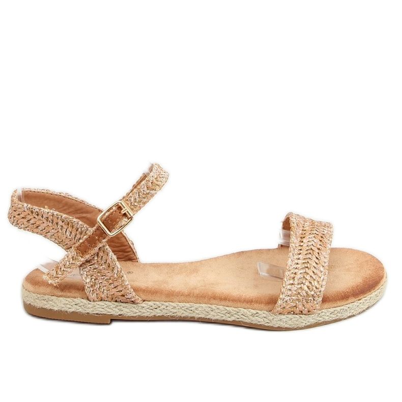 Espadrilles-Sandalen Champagner L197SA-1 Champagner rosa