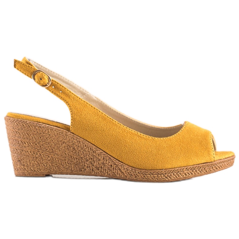 Goodin Lässige Keilsandalen gelb