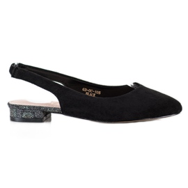 Goodin Slip-On-Pumps mit freiliegender Ferse schwarz