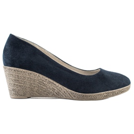 Goodin Leichte Keilpumpen marineblau blau