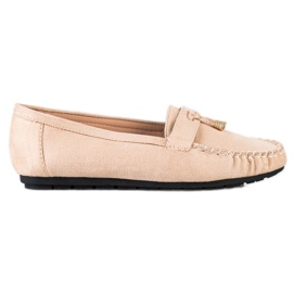 SHELOVET Lässige Slipper beige