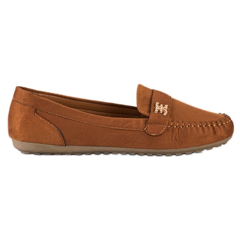 Fama Wildleder-Espadrilles mit Ornament braun