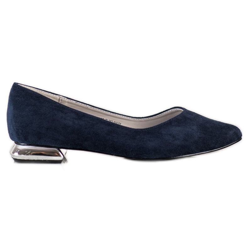 Goodin Pumps mit flachem Absatz navy blau blau