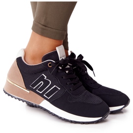 Damen Sportschuhe Sneakers Schwarz Maddie braun