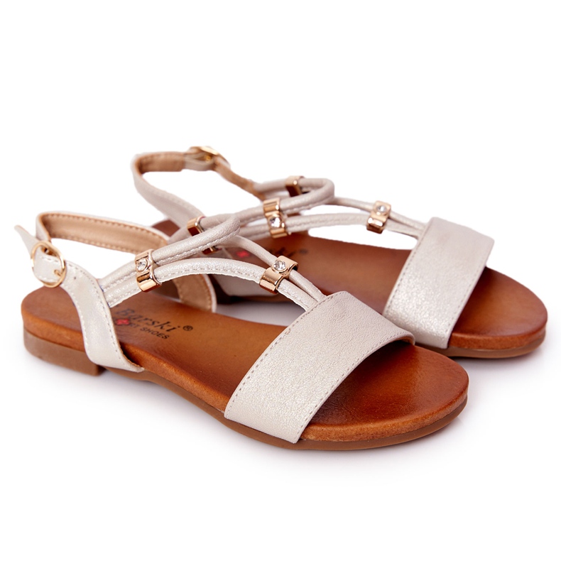 S.Barski Kindersandalen S. Bararski Comfort Beżowe beige