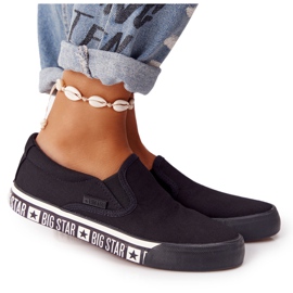 Damen Sneaker Slip-on Big Star HH274012 Schwarz