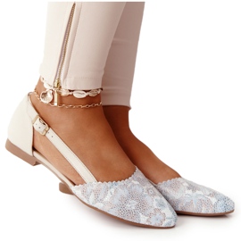 Leder Maciejka 4972A-04 Beige Ballerinas