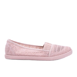 Marias rosa durchbrochene Sneakers