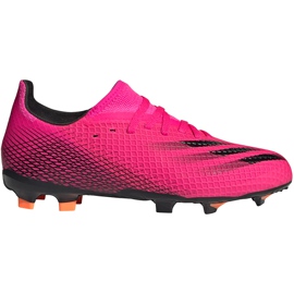 Adidas X Ghosted.3 Fg Jr FW6935 Fußballschuhe rosa rosa