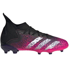 Adidas Predator Freak.3 Fg Jr FW7530 Fußballschuhe schwarz