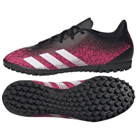 Adidas Predator Freak .4 Tf M FW7525 Fußballschuhe mehrfarbig rosen und purpur