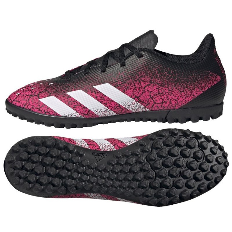 Adidas Predator Freak .4 Tf M FW7525 Fußballschuhe mehrfarbig rosen und purpur
