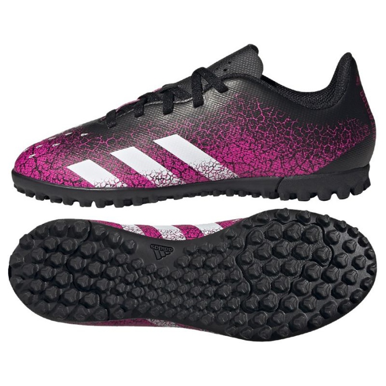 Adidas Predator Freak .4 Tf Jr FW7537 Fußballschuhe mehrfarbig rosa