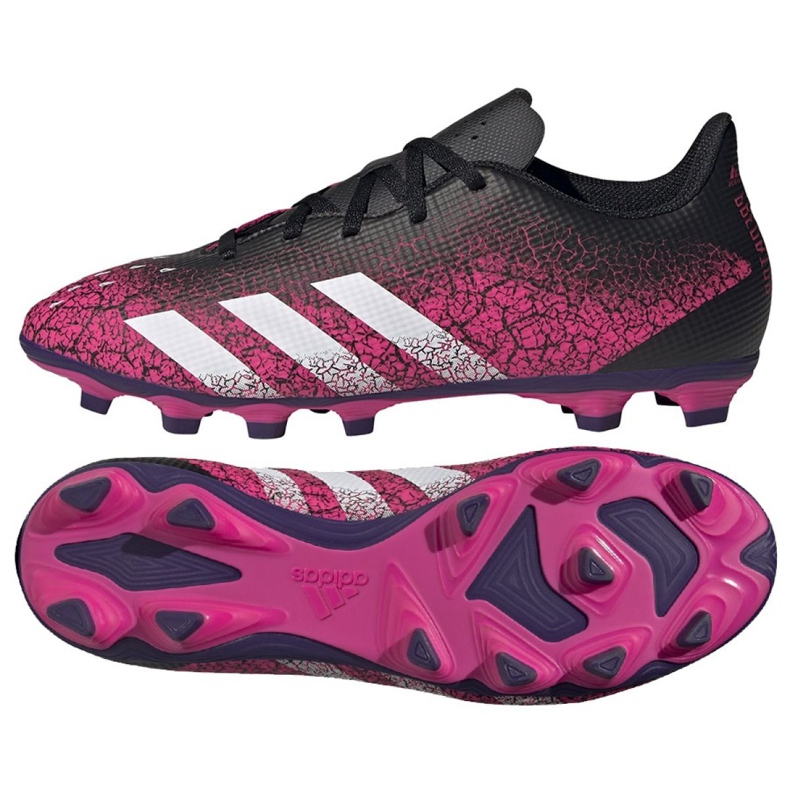 Adidas Predator Freak.4 FxG M FW7524 Fußballschuhe mehrfarbig rosa