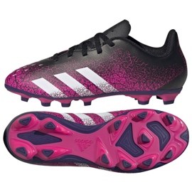 Adidas Predator Freak.4 FxG Jr FW7536 Fußballschuhe mehrfarbig rosa