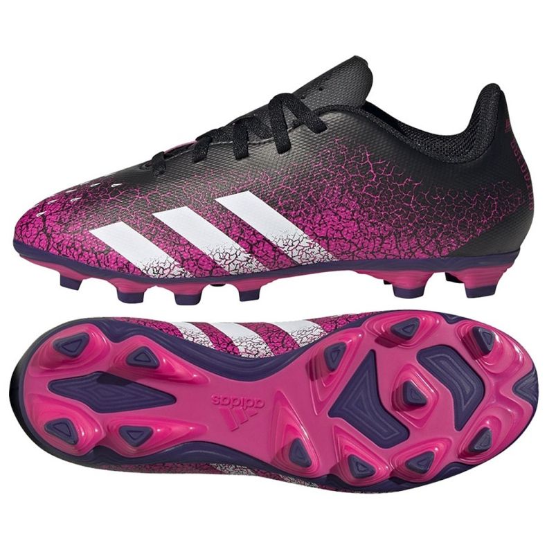 Adidas Predator Freak.4 FxG Jr FW7536 Fußballschuhe mehrfarbig rosa