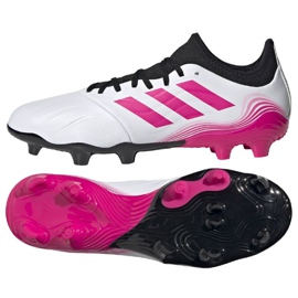 Adidas Copa Sense.3 Fg M FW7934 Fußballschuhe marineblau, weiß, rosa weiß