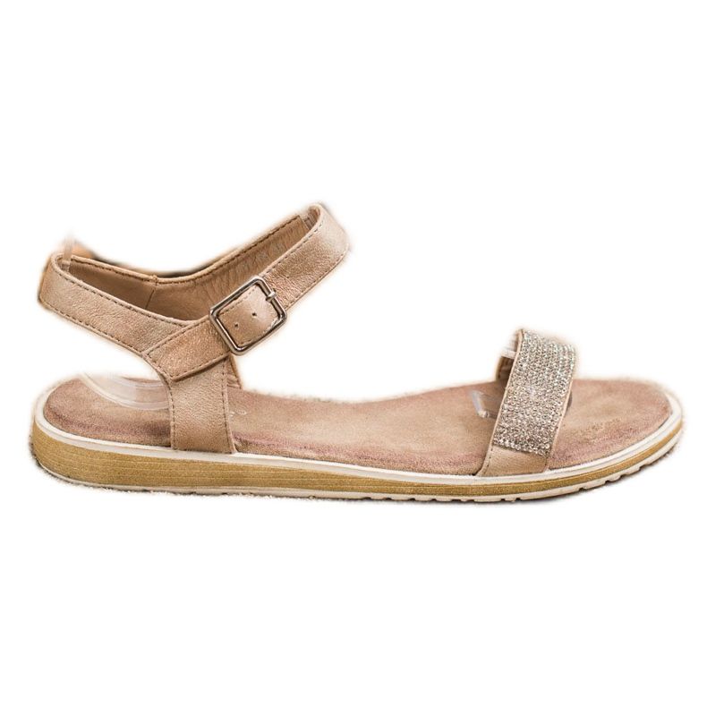 S. BARSKI Sandalen mit Zirkonia S.BARSKI braun