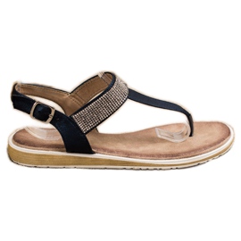 S. BARSKI Sandalen des Japaners S.BARSKI marineblau