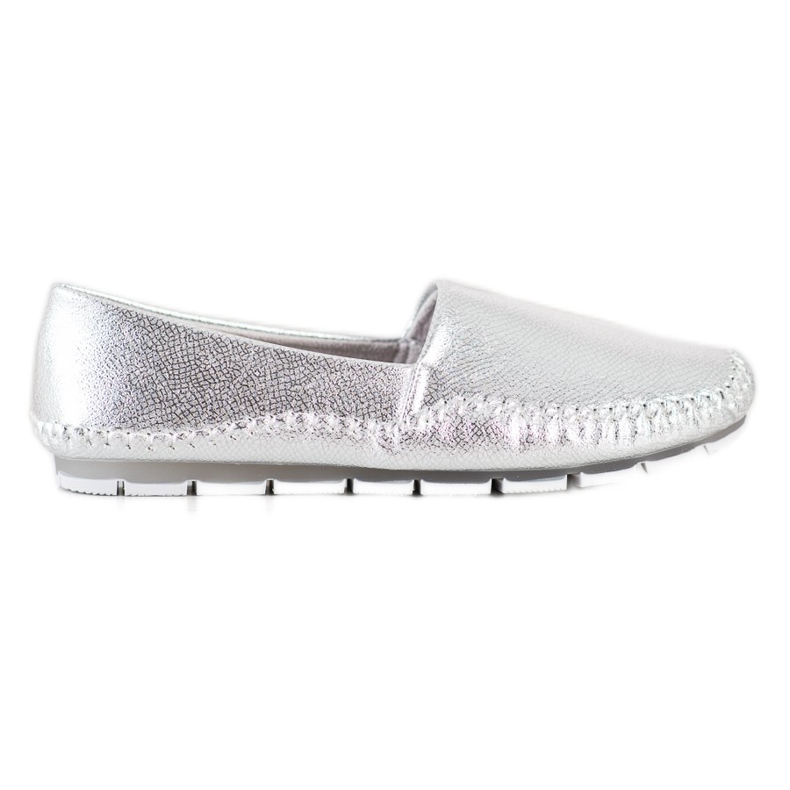 Goodin Silberne Loafer silber-
