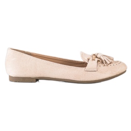 Kayla Modische Loafer beige