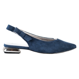 Goodin Stilvolle Pumps in Spitz marineblau blau