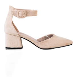 Goodin Pumps mit Schnalle beige